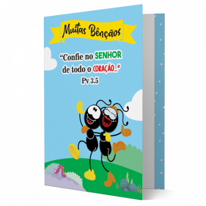 CBM-005 - Cartão Smilinguido Muitas Bênçãos CBM-005 - Cartão Smilinguido Muitas Bênçãos