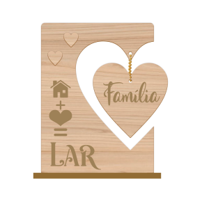 PE-002 - Enfeite de Mesa de Coração PE-002 - Enfeite de Mesa de Coração