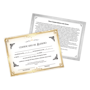 CEP-023 - Certificado de Batismo
