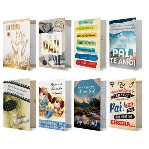 RFB-001 - Refil Cartão M - Pais - 16 cartões RFB-001 - Refil Cartão M - Pais - 16 cartões