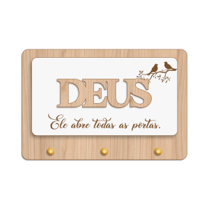 PCHA-007 - Porta Chaves Deus PCHA-007 - Porta Chaves Deus