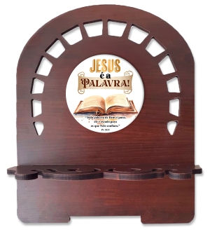 PBM-008 - Porta Bíblia M Jesus é a Palavra PBM-008 - Porta Bíblia M Jesus é a Palavra