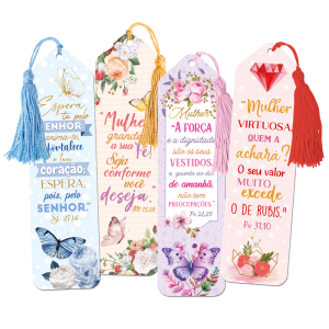 KMP-153 - Kit Marca Página Mulheres Virtuosas KMP-153 - Kit Marca Página Mulheres Virtuosas