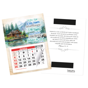 Calendário Postal c/ Refil e Imã - PCL-015