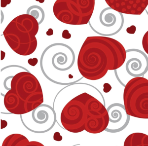 SP-055 - Saco de Presente - 20x29cm - Corações - Metalizado - 50 unidades