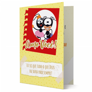 CBPD-001 - Cartão Smilinguido Amo Você