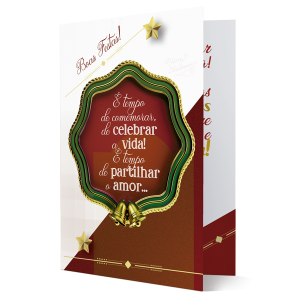 MB-161 - Cartão Que sua casa mantenha bem viva a esperança sempre nova do espírito de Natal