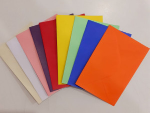 CB-102 - Kit cartão com envelope - cores sortidas CB-102 - Kit cartão com envelope - cores sortidas