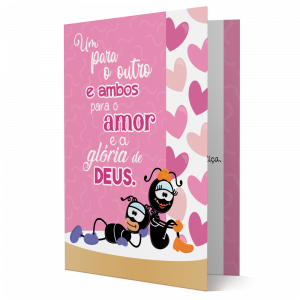 CBM-006 - Cartão Smilinguido Um Para o Outro CBM-006 - Cartão Smilinguido Um Para o Outro