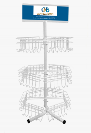 EX-052 - Expositor de Balcão 3 Bandejas EX-052 - Expositor de Balcão 3 Bandejas