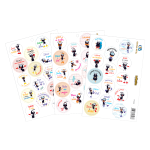 TFKS-001 - Kit Cartelas Adesivas Smilinguido - 9 unidades TFKS-001 - Kit Cartelas Adesivas Smilinguido - 9 unidades
