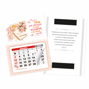Calendário Postal c/ Refil e Imã - PCL-014