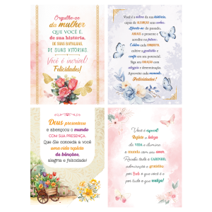 KP-013 - Kit Postal Mulher - 40 Unidades