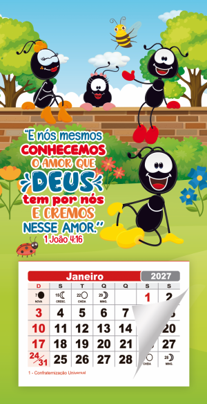 Calendário Smilignuido c/ Refil e Imã - CBCM-001