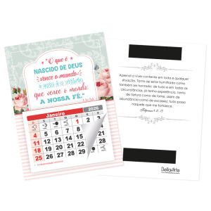 Calendário Postal c/ Refil e Imã - PCL-014