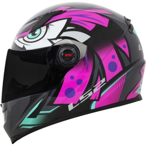 CAPACETE LS2 FF358 TRIBAL (62=XL) ROSA/CINZA - 