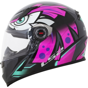 CAPACETE LS2 FF358 TRIBAL (62=XL) ROSA/CINZA - 