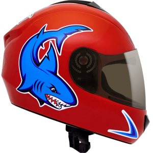 CAPACETE FLY FUN SHARK 54 VM/AZ (INFANTIL) - 
