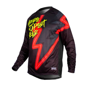 CAMISA CROSS ASW IMAGE DIVIDE 23 (M) PRETA/AM. FLUOR