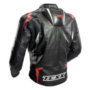 JAQUETA STREET MASCULINA TEXX COURO SNIPER V2 (L=G) PRETA/VERMELHA - 