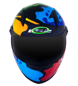 CAPACETE LS2 FF358 MASTERPIECE (62=XL) PT/AZ/VM/VD/AM - 