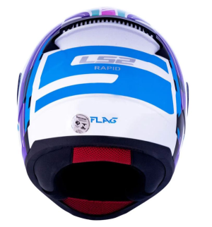 CAPACETE LS2 FF353 FLAG (58=M) BR/RO/VD - 