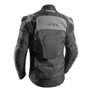 JAQUETA STREET MASCULINA TEXX ARMOR (5XL=6G) PRETA/LARANJA - 