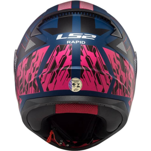 CAPACETE LS2 FF353 XTREET (54=XS) AZ/RS FOSCO - 