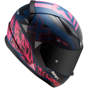 CAPACETE LS2 FF353 XTREET (54=XS) AZ/RS FOSCO - 
