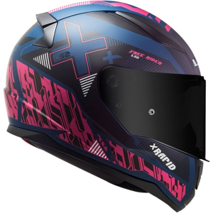 CAPACETE LS2 FF353 XTREET (54=XS) AZ/RS FOSCO - 