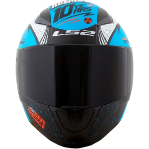 CAPACETE LS2 FF353 THUNDER (60=L) AZ/PT/LJ FOSCO - 