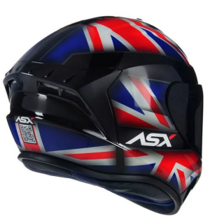 CAPACETE ASX DRAKEN UK 60 PR/VM/AZ - 