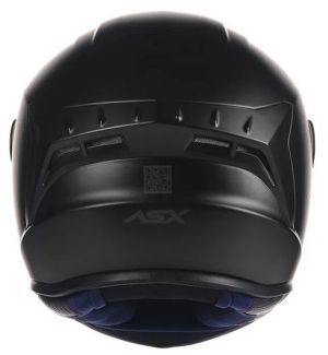 CAPACETE ASX DRAKEN SOLID/MONO 60 PR FOSCO - 