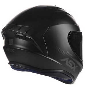 CAPACETE ASX DRAKEN SOLID/MONO 60 PR FOSCO - 