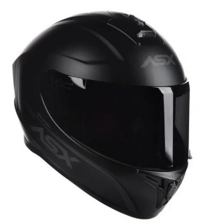 CAPACETE ASX DRAKEN SOLID/MONO 60 PR FOSCO - 