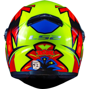 CAPACETE LS2 FF358 TRIBAL (56=S) AMARELO FLUOR - 