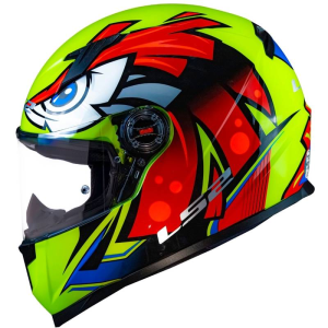 CAPACETE LS2 FF358 TRIBAL (62=XL) AMARELO FLUOR - 