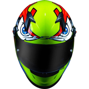 CAPACETE LS2 FF358 TRIBAL (62=XL) AMARELO FLUOR - 