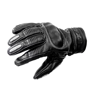 LUVA STREET TEXX LIBERTY COURO CURTO (2XL=2GG) PRETA - 