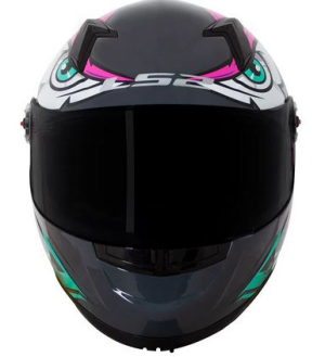 CAPACETE LS2 FF358 TRIBAL (56=S) ROSA/CINZA - 