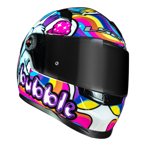 CAPACETE LS2 FF358 BUBBLE (58=M) BR. ARCO IRIS - 