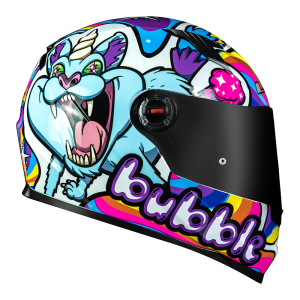 CAPACETE LS2 FF358 BUBBLE (60=L) BR. ARCO IRIS -