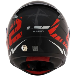 CAPACETE LS2 FF353 CROMO (56=S) PT/VM FOSCO - 