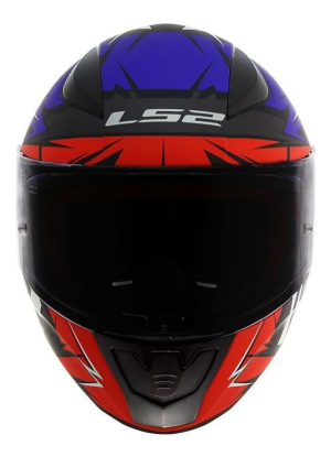 CAPACETE LS2 FF353 CROMO (60=L) PT/VM/AZ FOSCO - 