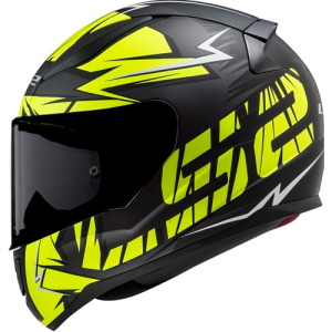 CAPACETE LS2 FF353 CROMO (58=M) PT/FLUOR FOSCO - 