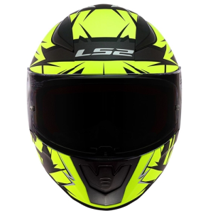 CAPACETE LS2 FF353 CROMO (58=M) PT/FLUOR FOSCO - 