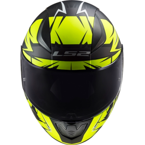 CAPACETE LS2 FF353 CROMO (58=M) PT/FLUOR FOSCO - 