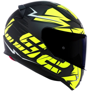 CAPACETE LS2 FF353 CROMO (58=M) PT/FLUOR FOSCO - 