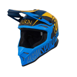 CAPACETE CROSS ASW FUSION 2.0 DASH (60) AZ/AM FOSCO CAPACETE CROSS ASW FUSION 2.0 DASH (60) AZ/AM FOSCO