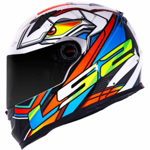 CAPACETE LS2 FF358 XDRON (54=XS) BR/LJ/AZ - 
